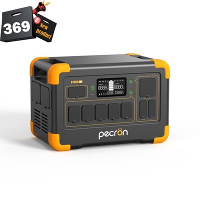 PECRON Portable Power Station E1000LFP 1024Wh 1800W LiFePO4 Battery Expandable