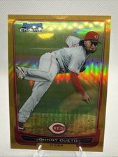 2012 Bowman Chrome - Johnny Cueto #144 Gold Refractor /50
