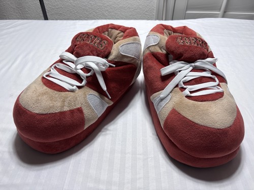 NFL San Fransisco 49ers Comfy Feet All Around Soft Soled Slippers Size: XL 11-12 - Picture 2 of 11