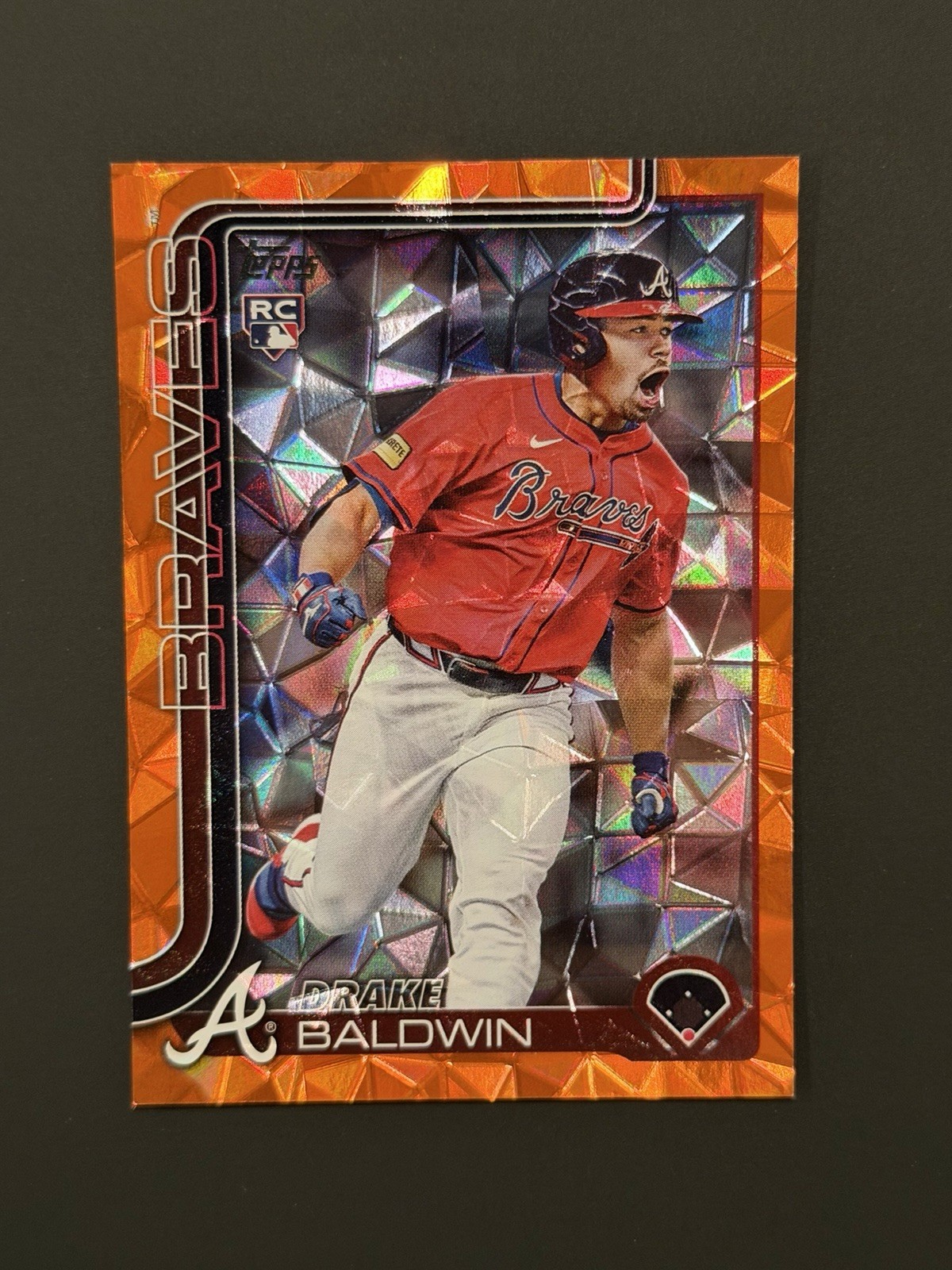 Drake Baldwin 2025 Topps Update #US87 Orange Diamante Foil 01/25 RC