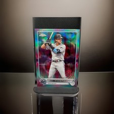 Brian Anderson 2022 Topps Chrome Sonic Aqua Pink Pulse #138 Serial 137/199