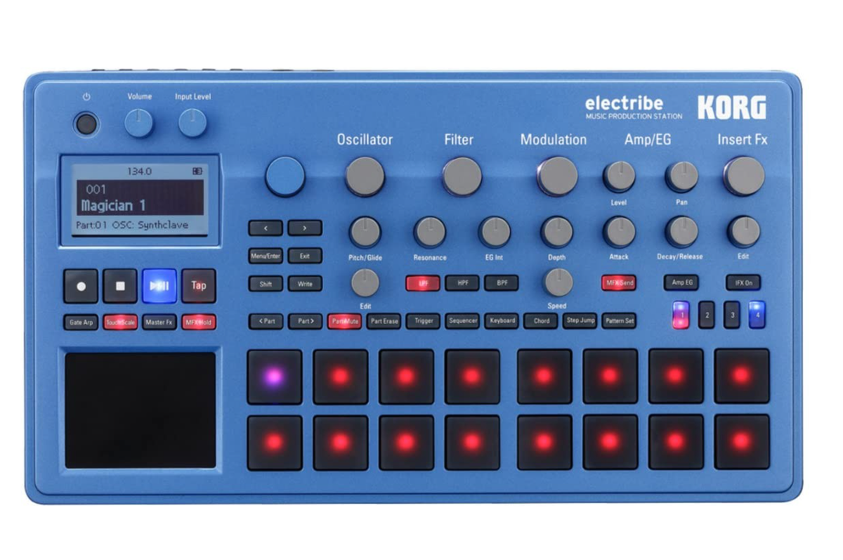 Korg Electribe 2 Blue Music Production Groovebox Synthesizer