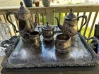 Reed & Barton Sterling Silver Georgian Hand Chased Tea Coffee Set