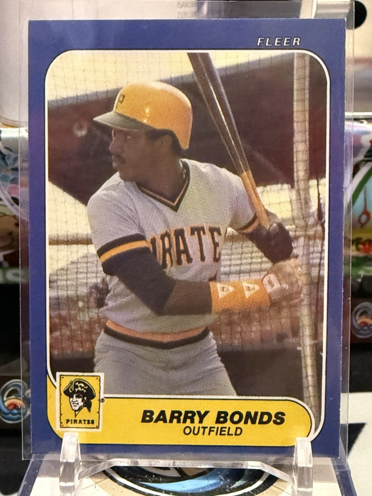 1986 Fleer Update - Barry Bonds #U-14 (RC) Rookie JW