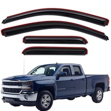 Lightronic Extra Durable In-Channel Window Visor, Fits 2014-2018 Chevrolet Si...
