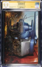 Transformers #1 VIRGIN VARIANT CGC SS 9.9 MINT signed Peter Cullen OPTIMUS PRIME