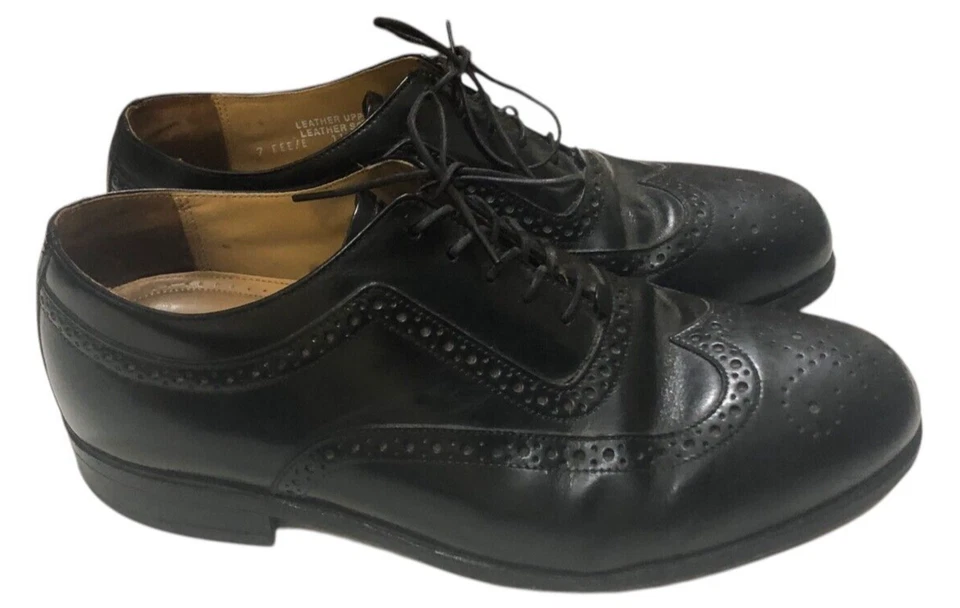 Zapatos de vestir Bostonian Crown Windsor para hombre negros talla 7 Foto 3 de 4