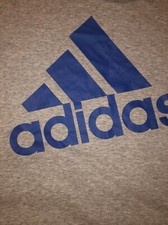 Adidas Mens T shirt Crew Short Sleeve Cotton Gym Casual Training Rare 2XL
