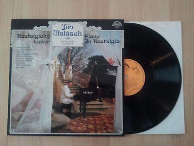 Jiri Malasek Nostalgicky Klavir Piano In Nostalgia Supraphon 1981, LP Vinyl, 031