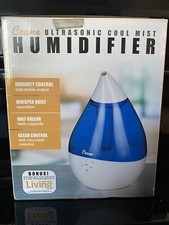 Crane EE-5302 Droplet Ultrasonic Cool Mist Humidifier / 0.5 Gallon Tank NEW