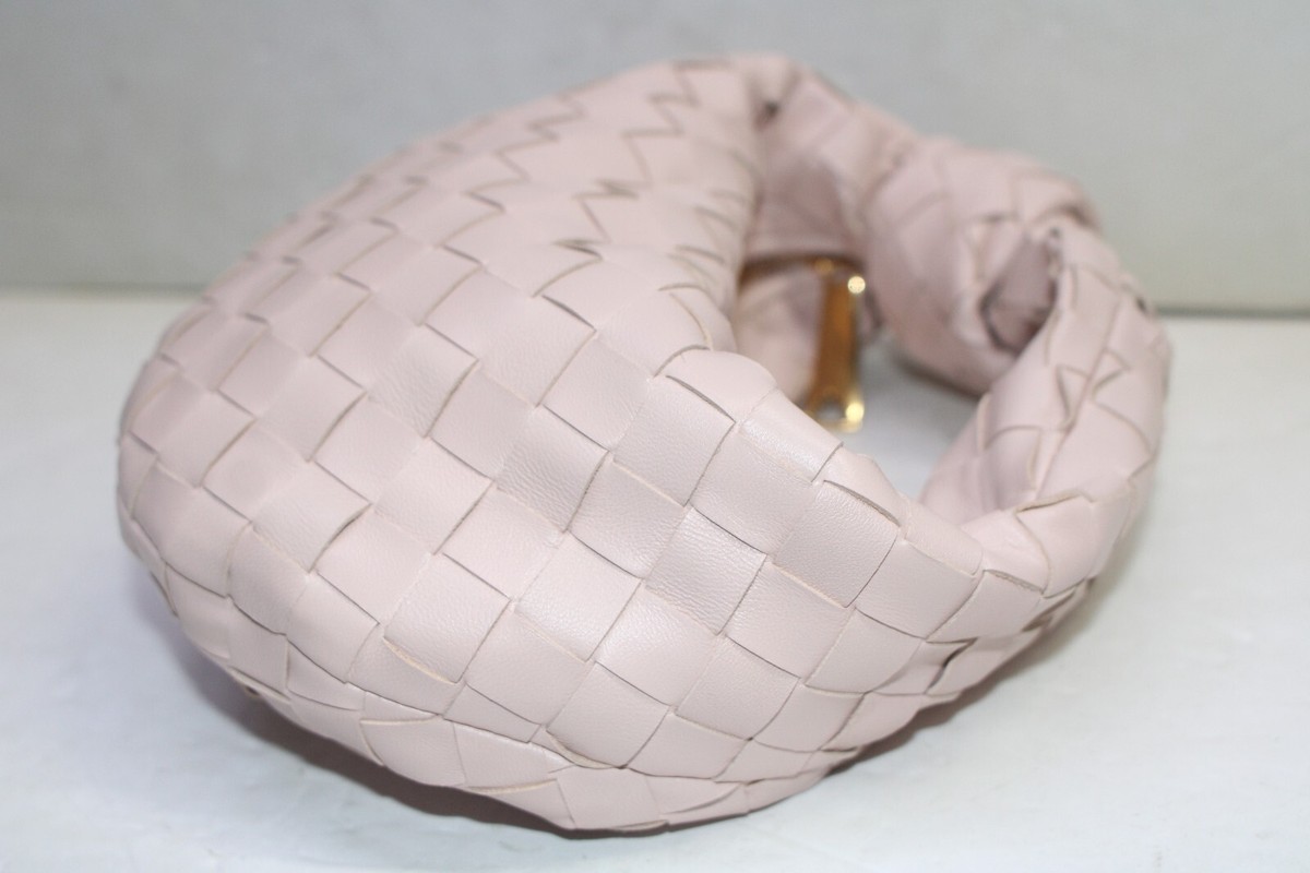Bottega Beneta Mini Jodie Bag Light Pink Lambskin Leather