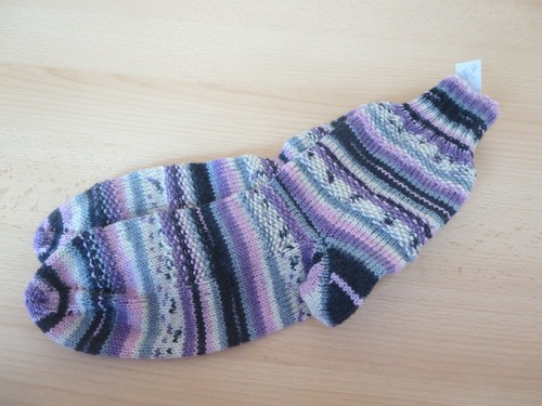 Socken,Damensocken,gestrickt,gestrickte Socken,Handarbeit,versch.Muster,Gr.38/39 - Picture 11 of 18