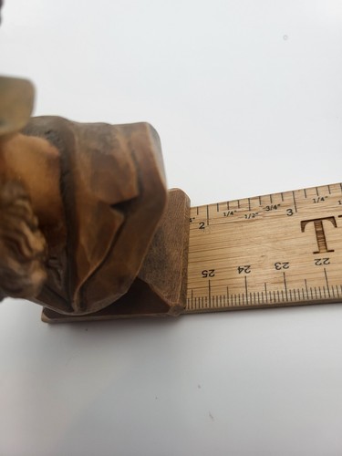 Cappello uomo busto in legno intagliato a mano - Foto 11 di 14