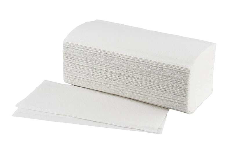 PAPIERANDO 4000 Falthandtücher 25 x 23 cm Comfort 1 lagig Handtuchpapier weiß Zellstoff RC