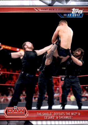 Karte 10 - The Shield vs. The Miz & Cesard & Sheamus - Raw - WWE Champions 2019