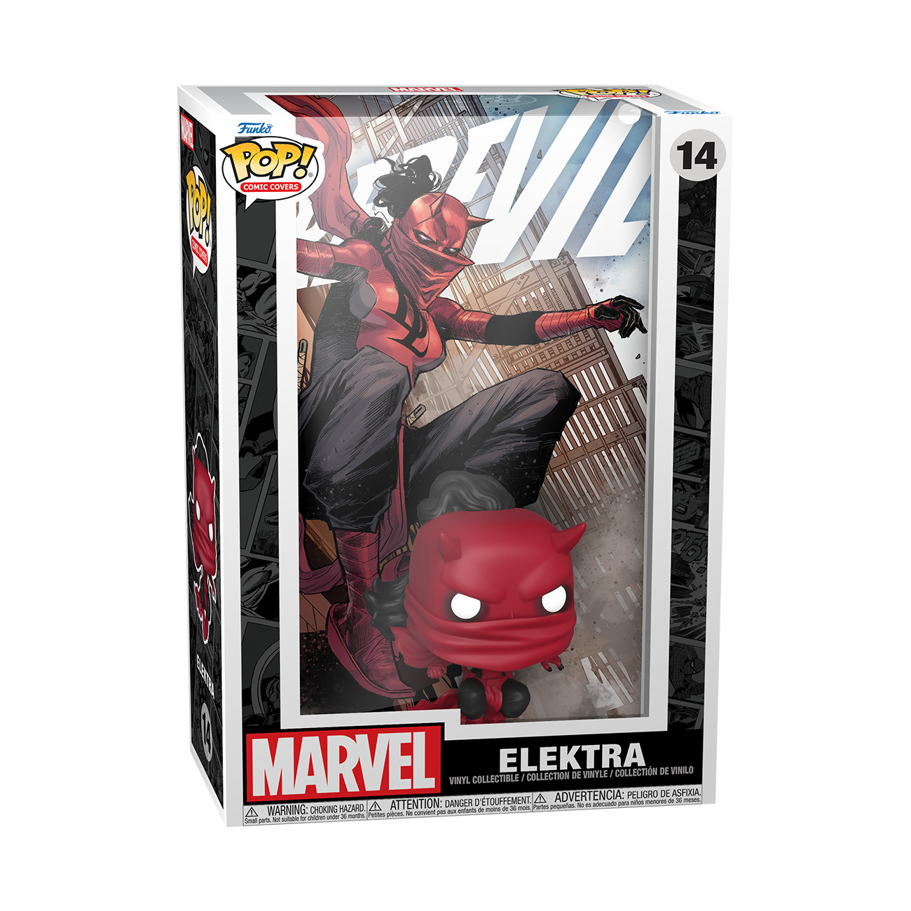 Thumbnail - Funko Pop Comic Bezüge: Marvel - Elektra Als Daredevil