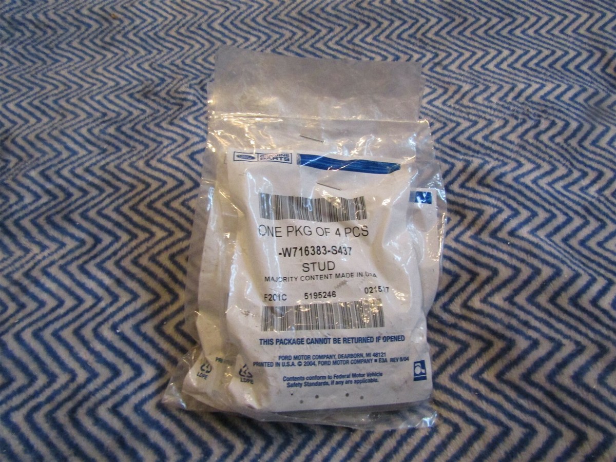 NOS FORD HARDWARE STUD PART NUMBER W716383-S437 LOT OF 4 | eBay 