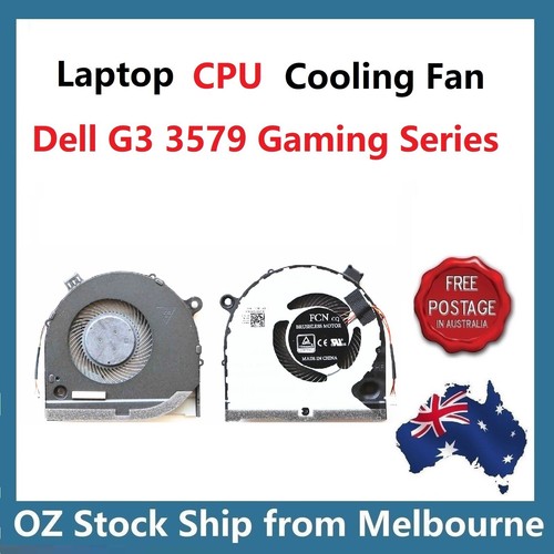 Genuine CPU GPU Cooling Fan For Dell G3-3779 G3-3579 G3 3579 3779 0GWMFV 0TJHF2 - Picture 5 of 6
