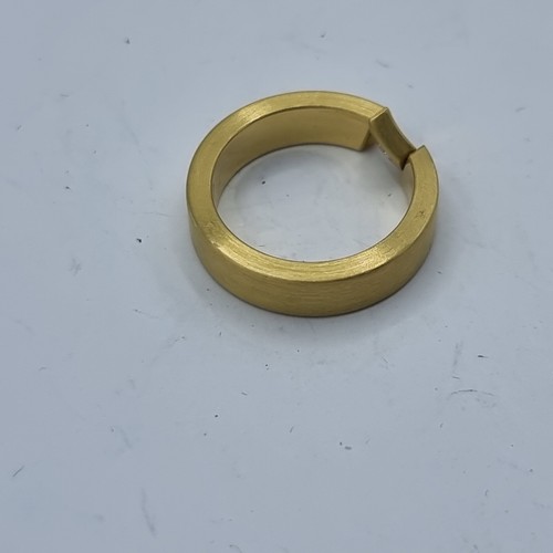 E32# Niessing Reverse Brillant Ring G - Gold 750 RG 53 ca. 0,03 ct - Bild 6 von 8
