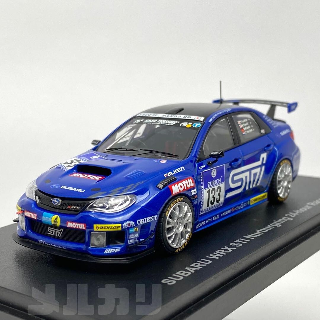 【未使用】　エブロ　EBBRO　WRX STI　No.133　Nur　2012 1/43 EBBRO Subaru WRX STi #133 Nurburgring 24-Hour Race 2012