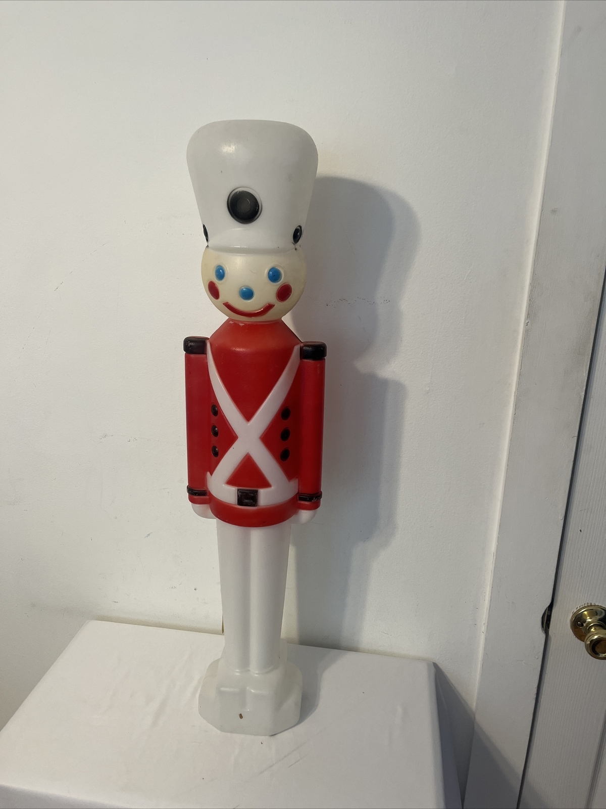 Vintage Empire Blow Mold Toy Soldier Yard Decoration Lights 30 In