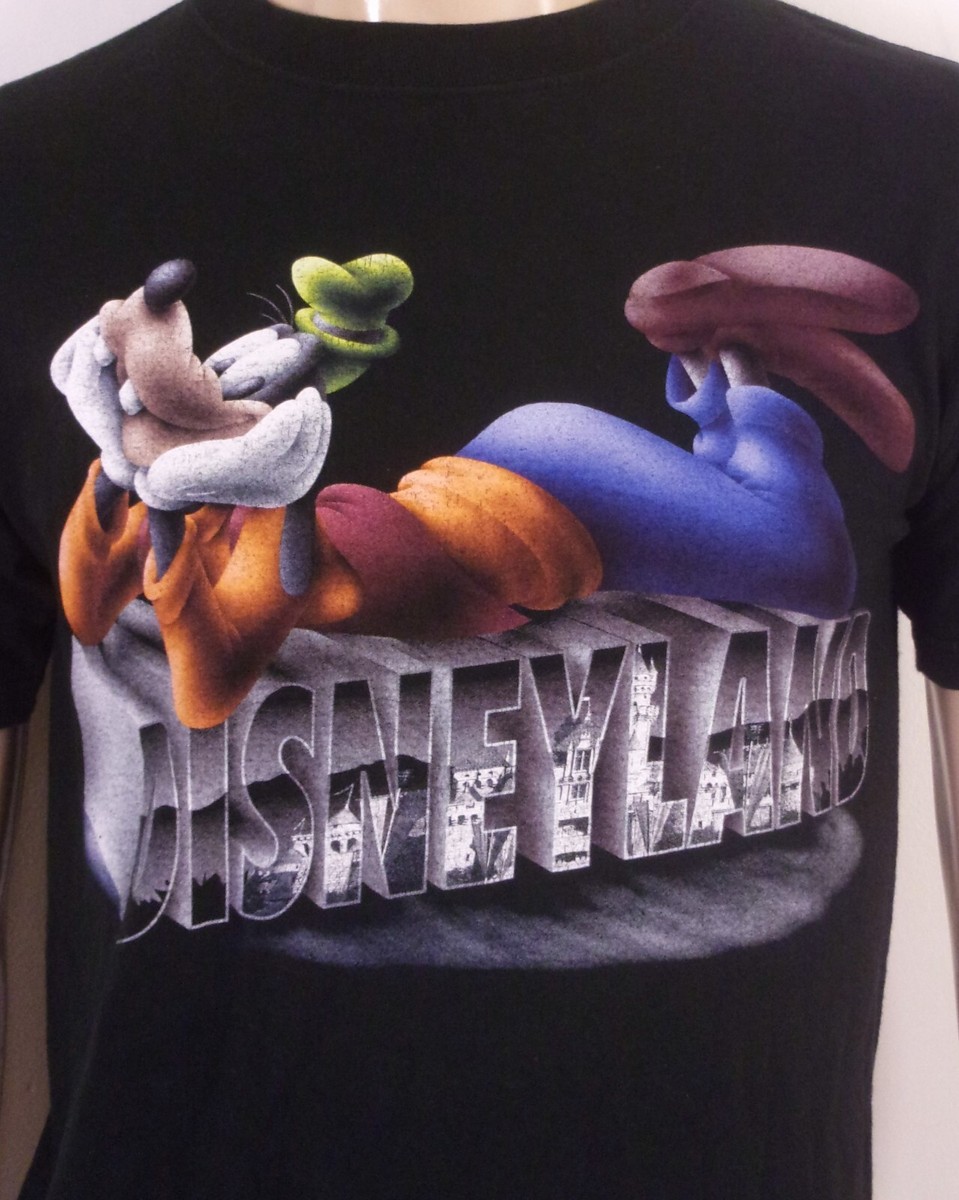 vintage 90s Disney USA Mickey Inc. Disneyland Goofy T-Shirt