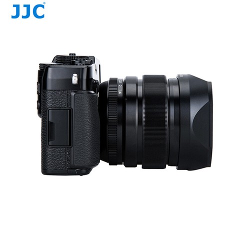 JJC Black Metal lens hood + Cap for Fujifilm LENS XF 23mm F1.4 R replace LH-XF23 - Picture 6 of 9