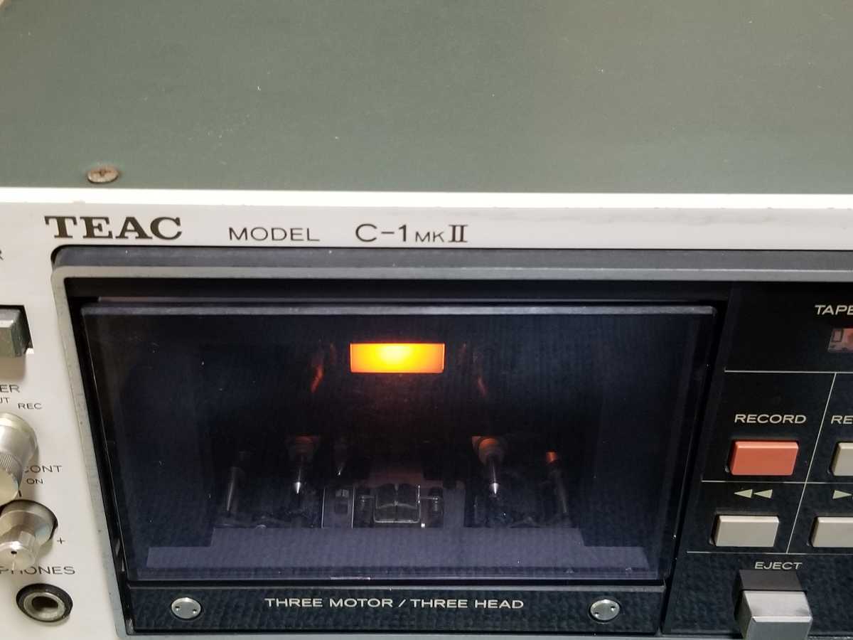 Vintage Teac C-1 MK2 Cassette Deck Audio Equipment Power