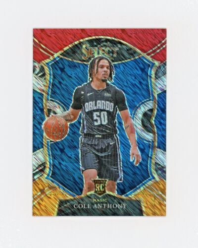 COLE ANTHONY 2020-21 Panini Select Red White Orange Flash Prizm Rc #75 Magic - Picture 1 of 2