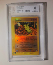 Pokemon Card Larvitar REVERSE HOLO 89/147 Aquapolis Graded Beckett