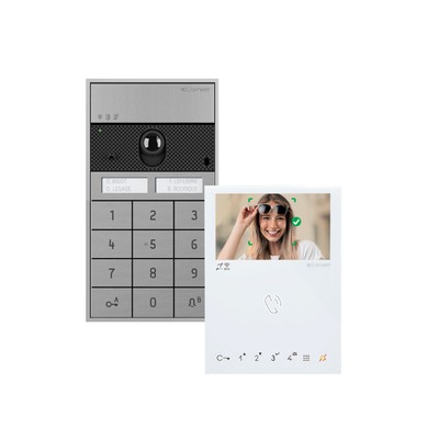 Kit Interphone Ultra Et Mini Mains Libres Wi-fi Simplebus 2 - Kvu8190w à Prix