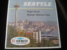 A275 Seattle Puget Sound Olympic Natl Park Tacoma WA view-master 3 Reels Packet