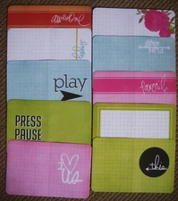 'FAVORITE THINGS' PROJECT LIFE CARDS  -  pack of 10 - 6" x 4"