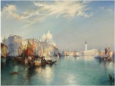 Venice T. Moran Sea Ships Tile Mural Kitchen Bathroom Backsplash Marble Ceramic