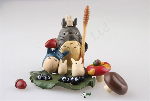 Animación Tonari no Totoro PVC Nueva Caja Completa Figura de Acción Modelo Juguete Muñeca - Imagen 2 de 10