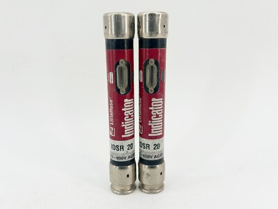 New Lot of 2 New Littelfuse IDSR20 Time Delay Fuses 20A 600V Class RK5
