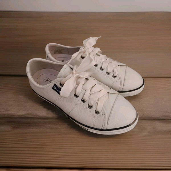 Frankie 4 Nat II Comfort Sneakers Size 6 White Leather. NWOB. Retail $195