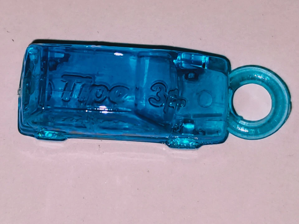 Mini Modellino FIAT TIPO 3 porte in plastica azzurra 3 pezzi Gadget Fiat 80/90 - Immagine 4 di 4