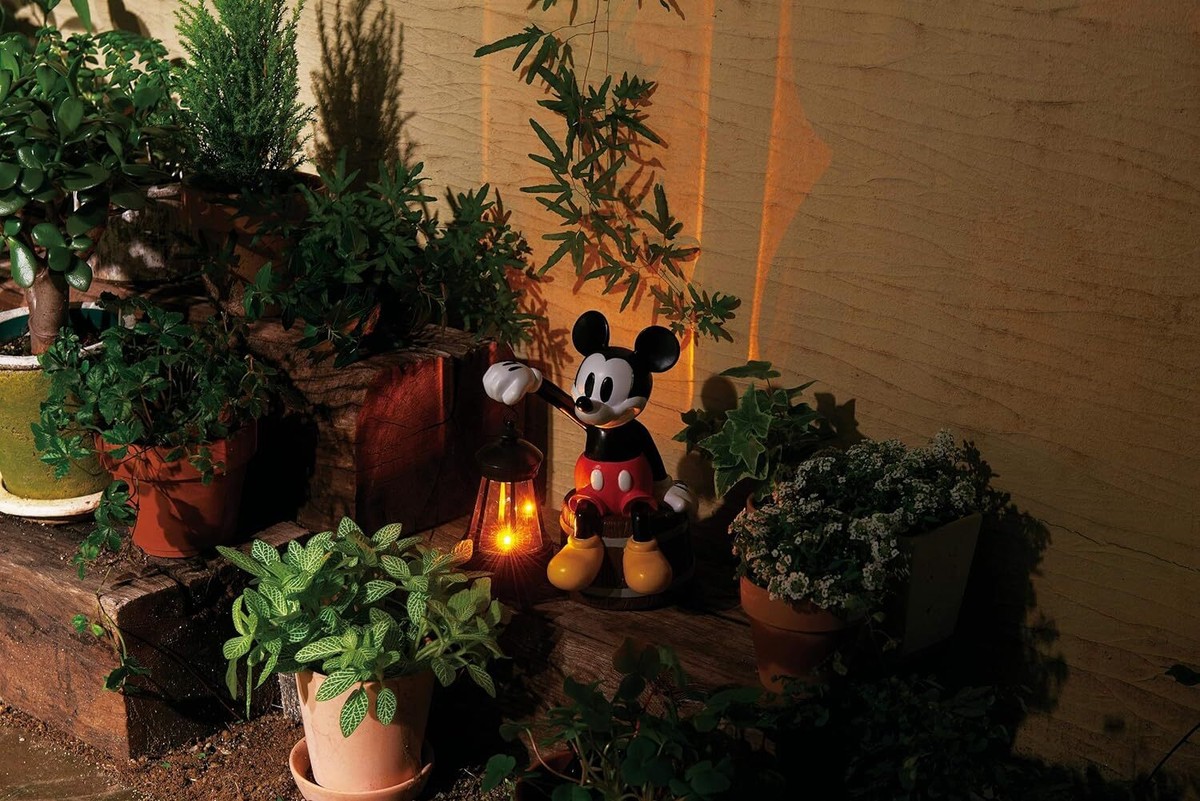 Disney Mickey Solar Light 17.3w×14.7l×21.7hcm | eBay