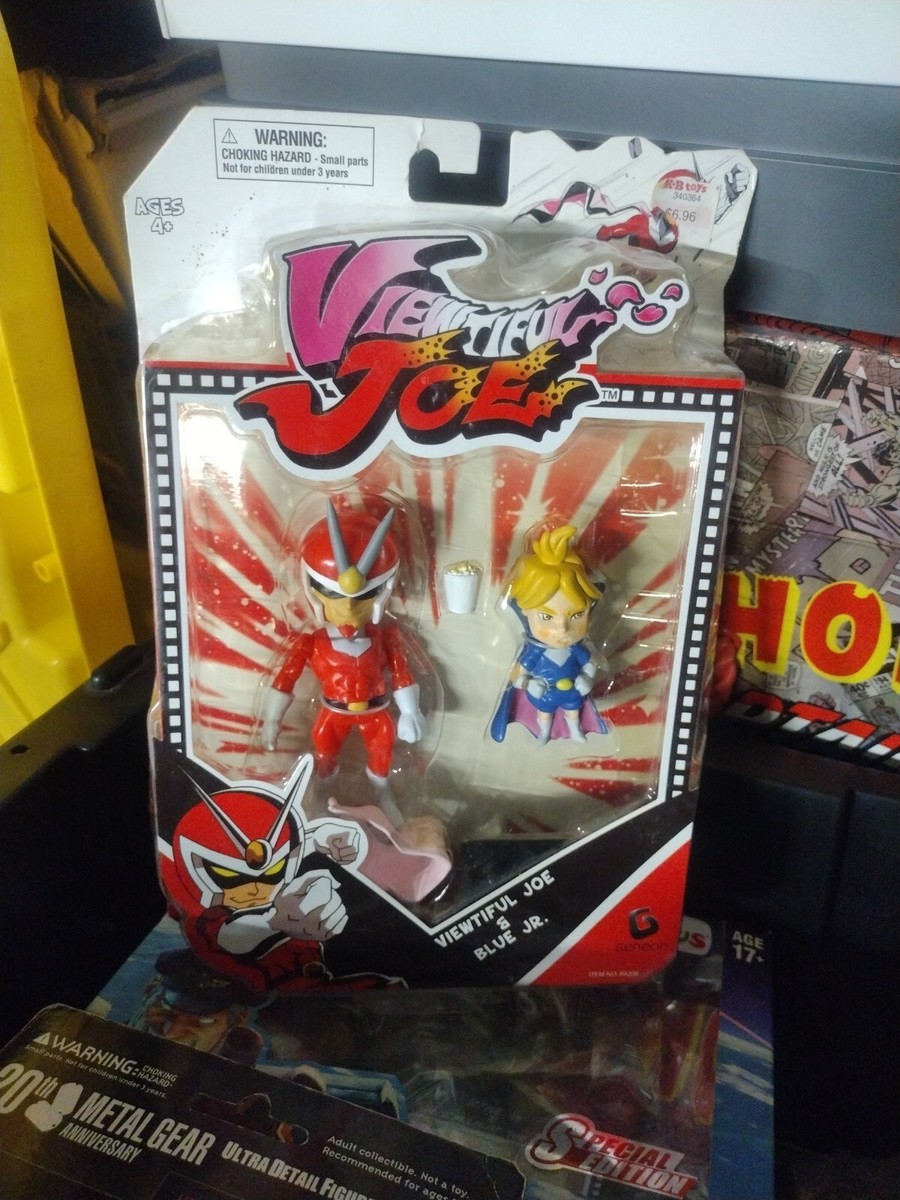 Jazwares Viewtiful Joe and Blue Jr. Action Figures NEW *READ* | eBay