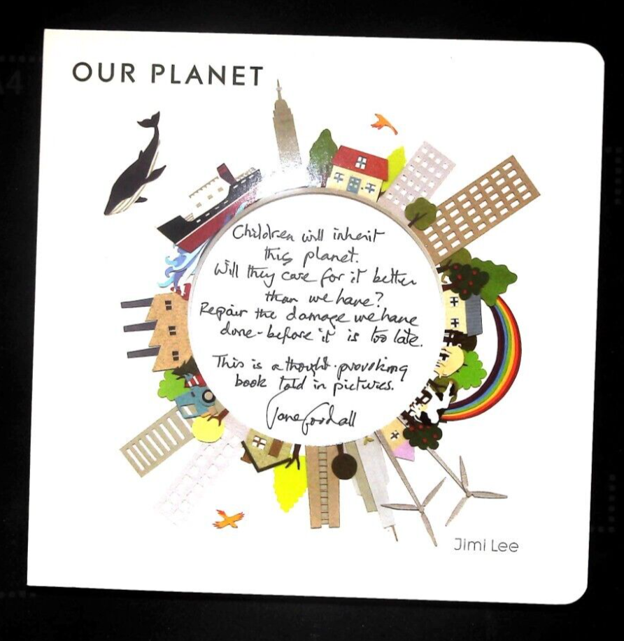 Our Planet by Jimi Lee (Board Book) NEW wordless environmental fairy tale
