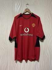 MANCHESTER UNITED 2002 2003 HOME SHIRT JERSEY NIKE sz XL MEN RIO FERDINAND #6