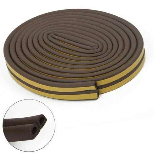 Accessoires d'isolation et de calfeutrement marron pour fenêtre