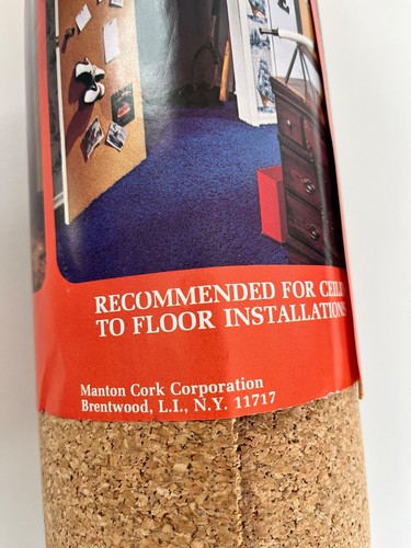 Rollcork Natural Cork Roll MANTON 24 Sq Ft ~8'x3' Made in USA * New/Open Bag * - Picture 16 of 21