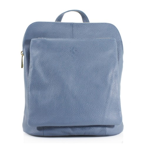 NEW Women Genuine Leather Italian Medium Backpack School Travel Shoulder Bag UK - Picture 7 of 19