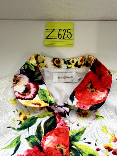 Zimmermann Women's Long Sleeve Collared Dress / Jacket Floral Print Size 0 - Bild 9 von 13