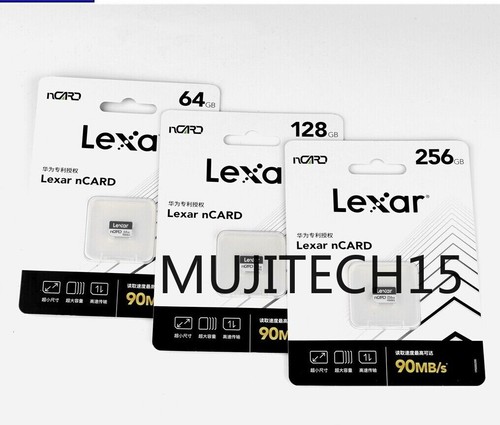 Scheda di memoria Lexar quasi nuova 256 GB alta velocità 90 MB/S scheda nc per telefono scheda nano - Foto 1 di 10