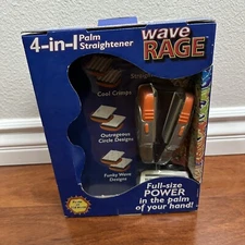 Wave Rage 4-in-1 Palm Straightener HTF Vintage
