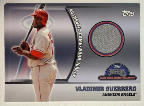 2005 Topps Opening Day Vladimir Guerrero Angels MLB Game Worn Jersey Collection
