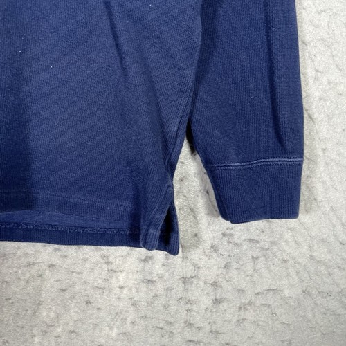 A1 Polo Ralph Lauren 1/4 Zip Sweater Youth Large Blue Embroidered Logo Pullover - Picture 5 of 8